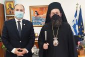 Τιμητική επίσκεψη νέου Μητροπολίτη Πολυανής και Κιλκισίου κ. Βαρθολομαίου στον Δήμαρχο Κιλκίς Δημήτρη Κυριακίδη