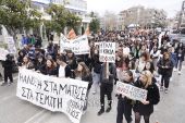 Ξεχείλισε η οργή των κιλκισιωτών για το έγκλημα στα Τέμπη