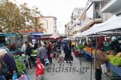Εργασίες διαγράμμισης στους δρόμους της λαϊκής αγοράς Κιλκίς