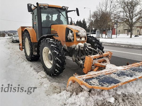 Σε ετοιμότητα η Πολιτική Προστασία του Δήμου Κιλκίς για τον χιονιά (20-1-2026)
