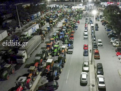 Παραμένουν στο μπλόκο των Ευζώνων οι αγρότες. Δηλώσεις Αλέξανδρου Σημαιοφορίδη