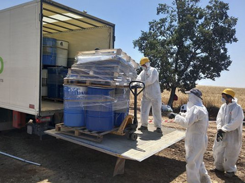 Καθαρή και ασφαλής η περιοχή του Λεβεντοχωρίου μετά την παρέμβαση απομάκρυνσης των επικίνδυνων αποβλήτων