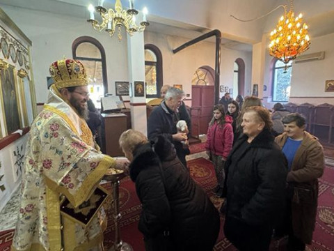 Ο Κιλκισίου Βαρθολομαίος τέλεσε την τελευταία Θ. Λειτουργία του χρόνου στις Πετράδες (ΦΩΤΟ)