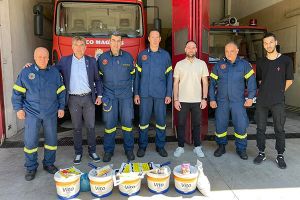 Η Πυροσβεστική Γουμένισσας ευχαριστεί τον Εμπορικό Σύλλογο