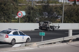 Επίθεση σε ΙΧ με οπαδούς του Ολυμπιακού στην Αττική Οδό