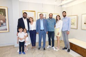 ΦΩΤΟΡΕΠΟΡΤΑΖ: Εγκαίνια έκθεσης ζωγραφικής του Δωρόθεου Αντωνιάδη