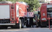 Θεσσαλονίκη: Νταλίκα πήρε φωτιά στο Δερβένι