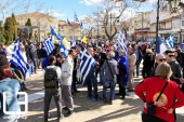 Ενταση στο συλλαλητήριο του Πολυκάστρου για τη Μακεδονία
