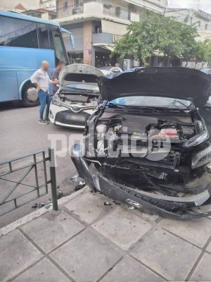 Θεσσαλονίκη: Τροχαίο ατύχημα με τραυματίες στον Εύοσμο (pics)
