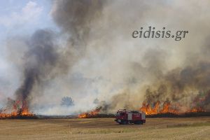 Υψηλός κίνδυνος πυρκαγιάς την Τρίτη 25 Αυγούστου 2026 στην Π.Ε. Κιλκίς