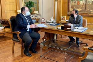 Συνάντηση Γεωργαντά – Κυριακίδη στο Υπουργείο Αγροτικής Ανάπτυξης