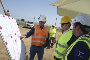 Ο Πρέσβης των ΗΠΑ Geoffrey Pyatt επισκέπτεται εργοτάξιο του ΤΑΡ στο Κιλκίς