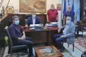 Συνάντηση Νίκου Ανδρουλάκη με το δήμαρχο Παιονίας