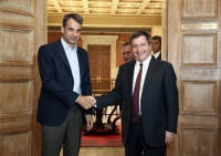 Για θέματα ασφάλειας συζήτησαν ο Μητσοτάκης - Καμίνης