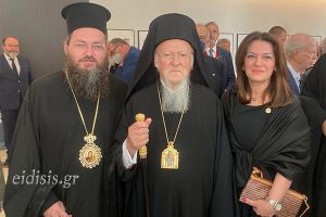 Με τον Πατριάρχη στη Θεσσαλονίκη η κ. Καλλισθένη Πάκα