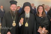 Με τον Πατριάρχη στη Θεσσαλονίκη η κ. Καλλισθένη Πάκα