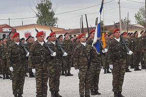 Ορκωμοσία των νεοσυλλέκτων οπλιτών στο στρατόπεδο Καμπάνη την Παρασκευή 26 Σεπτεμβρίου