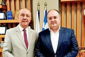 Επίσκεψη υποψήφιου Περιφερειάρχη Κεντρικής Μακεδονίας Θεόδωρου Καράογλου στον Δήμαρχο Κιλκίς