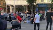 Θεσσαλονίκη: Ασυνείδητος οδηγός παρέσυρε μοτοσικλέτα και εγκατέλειψε τους αναβάτες (pics,vid)
