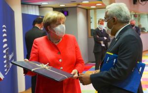 Μέρκελ: Ανησυχώ για την Αν. Μεσόγειο – Αλληλεγγύη στα δικαιώματα Ελλάδας και Κύπρου