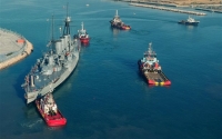 Στη Θεσσαλονίκη κατέπλευσε το θρυλικό θωρηκτό «Αβέρωφ»
