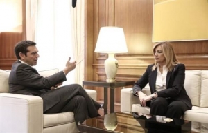 Το κάλεσμα Τσίπρα προς Γεννηματά για συνεργασία και η αιχμηρή απάντηση