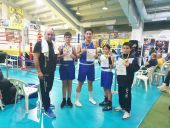 Ο Άθλος Κιλκίς στο Κύπελλο Πυγμαχίας Πόλεων στην Θεσσαλονίκη.