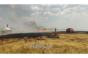 Δυο πυρκαγιές ξέσπασαν ταυτόχρονα το μεσημέρι της Τετάρτης 18 Ιουνίου σε Κιλκίς-Χωρύγι