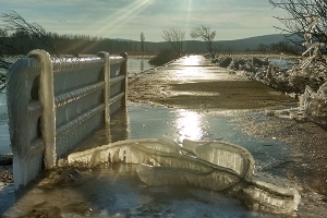 Γλυπτά από πάγο στη Δοϊράνη