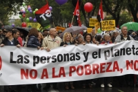 Διαδήλωση στη Μαδρίτη εναντίον της φτώχειας και των ανισοτήτων