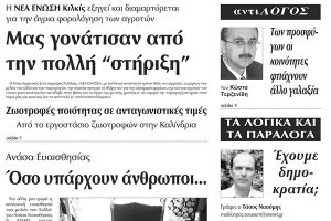Πέντε χρόνια πριν. Διαβάστε τι έγραφε η καθημερινή εφημερίδα ΠΡΩΙΝΗ του Κιλκίς (29-8-2015)