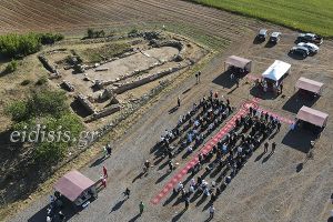 Μετά από 15 αιώνες τελέστηκε θεία λειτουργία σε Παλαιοχριστιανική Βασιλική στην Κορομηλιά Κιλκίς (ΒΙΝΤΕΟ-ΦΩΤΟ)