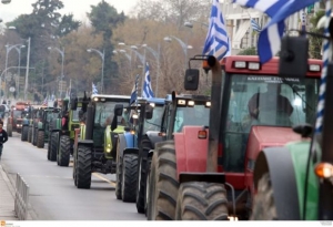 Συμβολική κινητοποίηση από αγρότες και κτηνοτρόφους στον Λαγκαδά