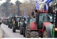 Συμβολική κινητοποίηση από αγρότες και κτηνοτρόφους στον Λαγκαδά
