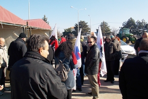 Κινητοποίηση του ΠΑΜΕ στο Κιλκίς και επίσκεψη στα μπλόκα των αγροτών