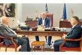 Συνάντηση του Αντιπεριφερειάρχη Ανδρέα Βεργίδη με τον Ευάγγελο Μεϊμαράκη
