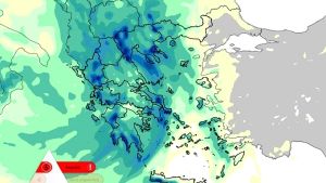 Ενίσχυση κακοκαιρίας με ισχυρές βροχές και καταιγίδες σε όλη τη χώρα