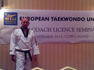 O Άθλος στο σεμινάριο προπονητών της ευρωπαϊκής ομοσπονδίας Ταεκβοντο (ETU)