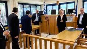 Εγκαινιάστηκε το νέο Πρωτοδικείο Λαγκαδά από Ιωάννη Μπούγα και Νίκη Ανδρεάδου