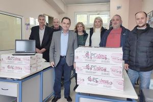 Ευχαριστήριο του Δημοτικού Σχολείου Σ.Σ. Μουριών στον Γεώργιο Γεωργαντά