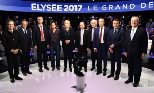 Γαλλία: Εντεκα υποψήφιοι εμφανίσθηκαν στο τηλεοπτικό ντιμπέιτ