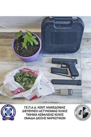Έκρυβε στην αποθήκη του κάνναβη, πιστόλι και ηλεκτρονική ζυγαριά