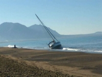 Iστιοφόρο προσάραξε στην Κυπαρισσία χωρίς επιβάτες