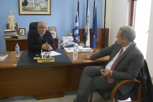 Επίσκεψη Θάνου Τζήμερου στο Δήμαρχο Κιλκίς