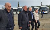 ΟΑΣΘ: Το πρώτο από τα 110 ηλεκτρικά λεωφορεία έφτασε στο αμαξοστάσιο