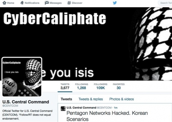 ΗΠΑ: Χάκερς του ISIS χτύπησαν το twitter του Γενικού Επιτελείου