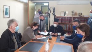 Υπεγράφη η σύμβαση για την ψηφιοποίηση του αρχείου της Μονής Βλατάδων