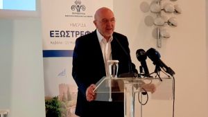 Tα οφέλη του Εθνικού Σχεδίου Εξωστρέφειας παρουσίασε ο υφ. Εξωτερικών Κώστας Φραγκογιάννης