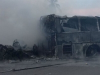 Μεξικό: 12 νεκροί από μετωπική σύγκρουση λεωφορείου με βυτιοφόρο καυσίμων
