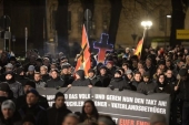 Διαδηλωτές της Pegida επιχείρησαν επίθεση σε πρόσφυγες